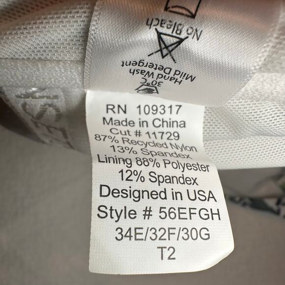 Sunsets tropical print bathing suit bottoms women’s size  M; top 34E/32f/30g - Picture 12 of 13